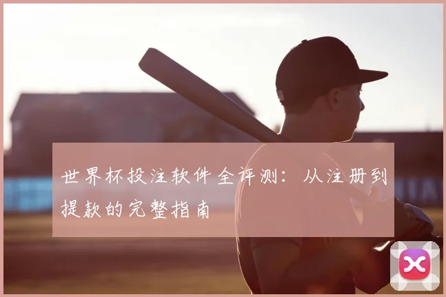 世界杯投注软件全评测:从注册到提款的完整指南