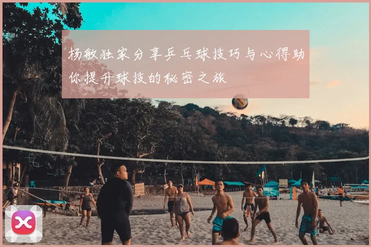 杨敏独家分享乒乓球技巧与心得助你提升球技的秘密之旅