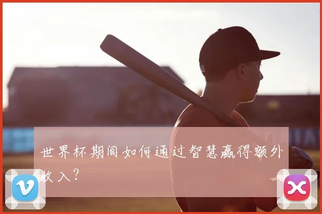 世界杯期间如何通过智慧赢得额外收入？
