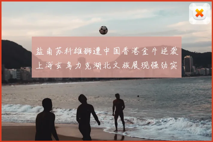 盐南苏科雄狮遭中国香港金牛逆袭上海玄鸟力克湖北文旅展现强劲实力