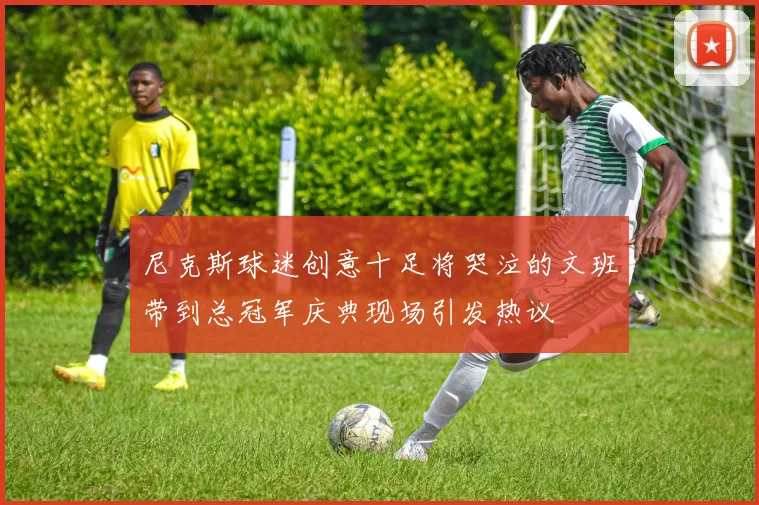 尼克斯球迷创意十足将哭泣的文班带到总冠军庆典现场引发热议