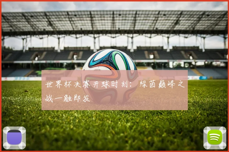 世界杯决赛开球时刻:绿茵巅峰之战一触即发